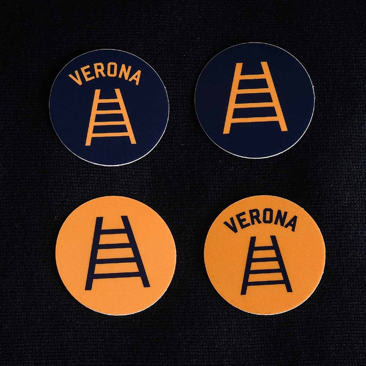 Kit 4 adesivi Verona per targa