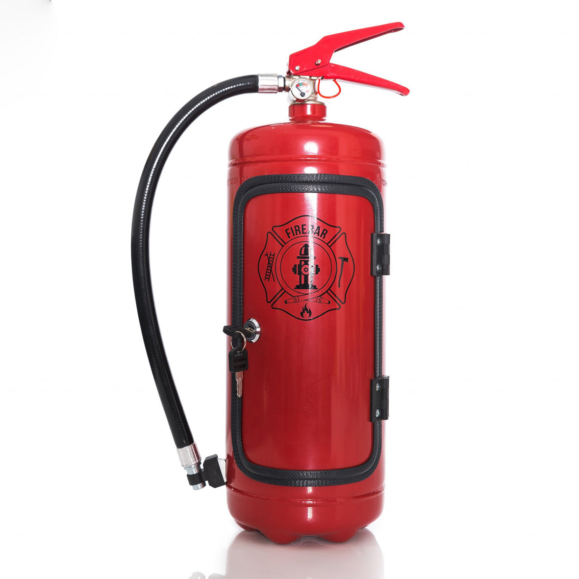 SIDUISDH Mini Bar Estintore In Metallo - Idea Regalo Originale Per Appassionati Di Alcolici E Vigili Del Fuoco
